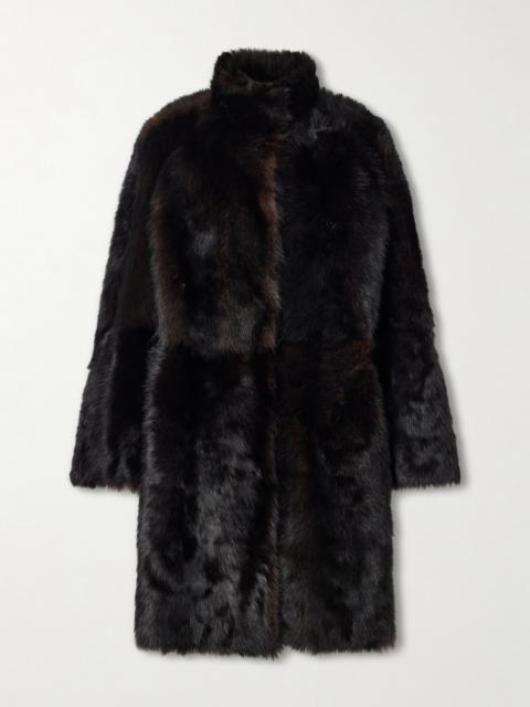 NOUR HAMMOUR Blaise Shearling Coat