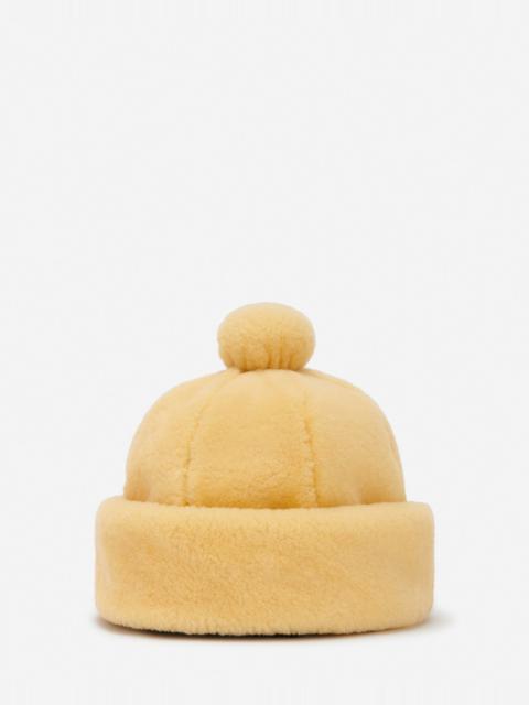 OVERSIZED SHEARLING HAT