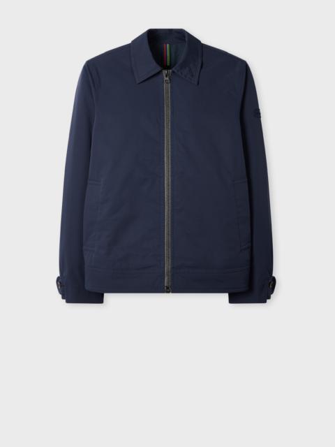 Paul Smith Navy Recycled Polyester Zip Blouson Jacket
