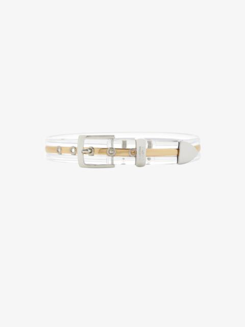 BRANDON MAXWELL The Transluscent Belt in Gold