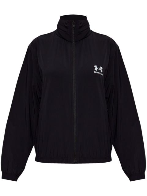 BALENCIAGA logo-print jacket