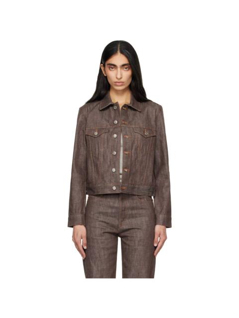 A.P.C. Brown Dion Denim Jacket