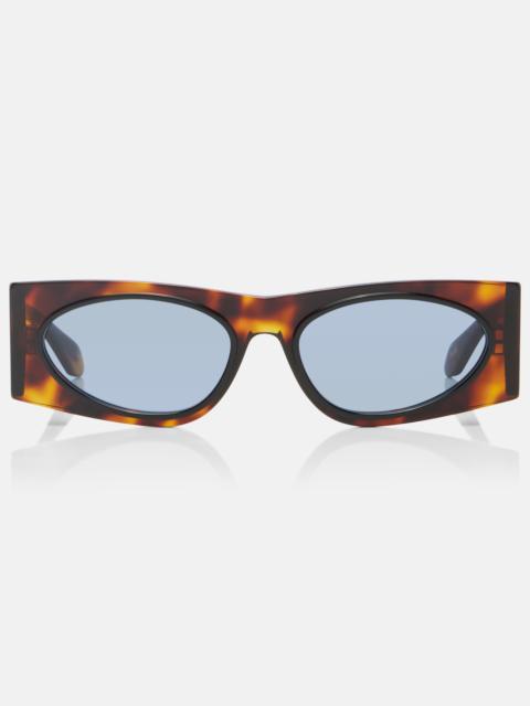 Alaïa Logo Lettering cat-eye sunglasses