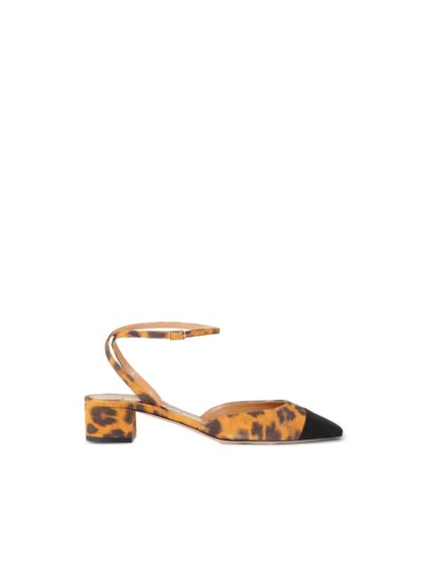 AQUAZZURA French Flirt leopard-print pumps