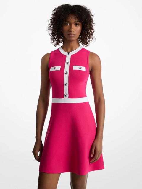 MICHAEL KORS Viscose Blend Snap Dress