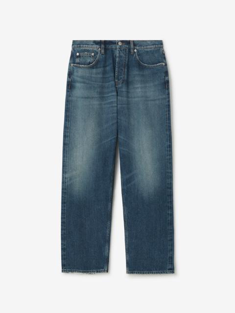 Washed Japanese Denim Jeans