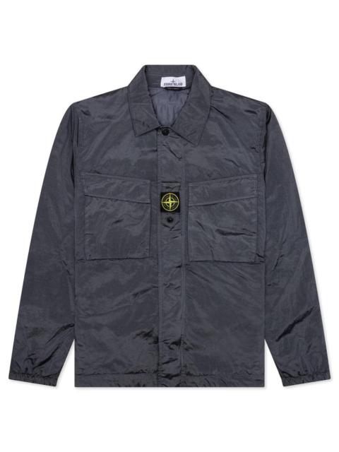 Stone Island NYLON COACH JACKET - LEAD GREY