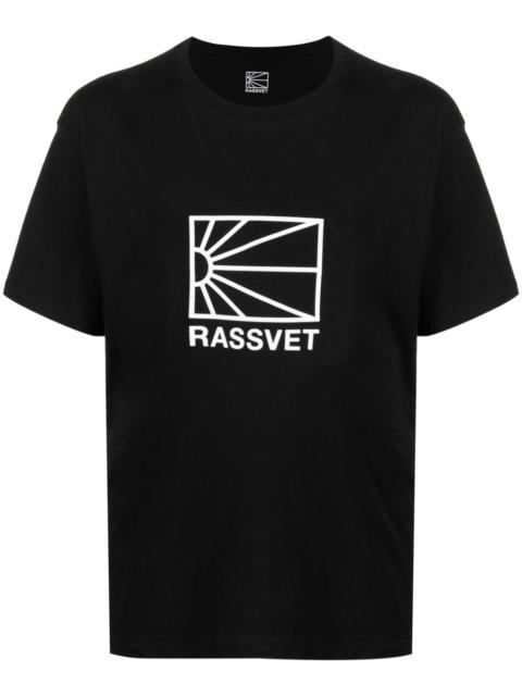 RASSVET logo-print cotton T-shirt