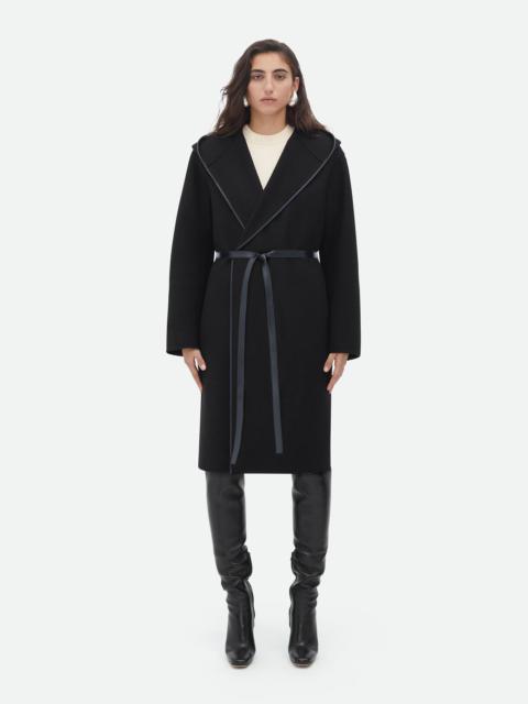 Wool And Cashmere Hooded Coat
