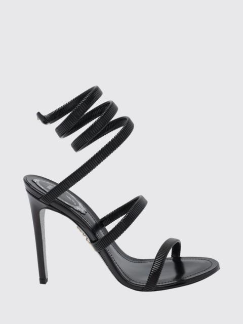 RENE CAOVILLA RENE CAOVILLA Juniper Stiletto Sandals with Iconic Snake Strap