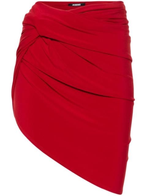 JACQUEMUS La Mini Jupe Drapeado skirt