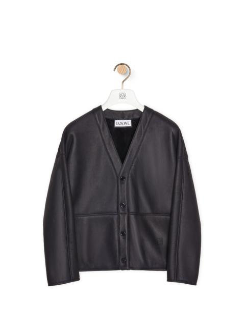 Loewe Cardigan in shearling