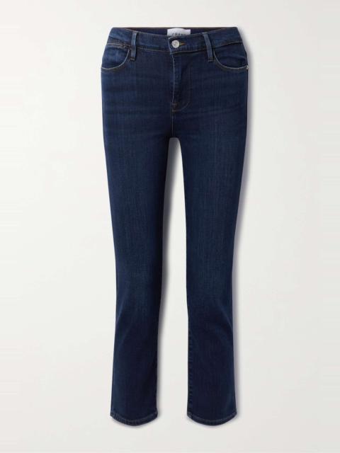 Le High cropped straight-leg jeans