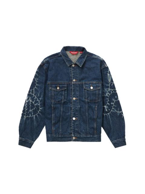 Supreme Supreme Radial Embroidered Denim Trucker Jacket Black