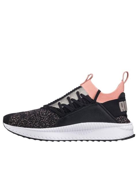 PUMA (WMNS) PUMA Tsugi Jun Low Top Running Shoes 'Black White Pink' 367038-08