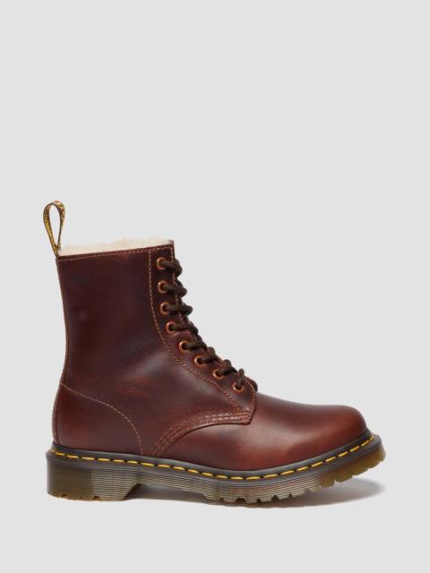 Dr. Martens 1460 Women's Faux Fur Lined Lace Up Boots