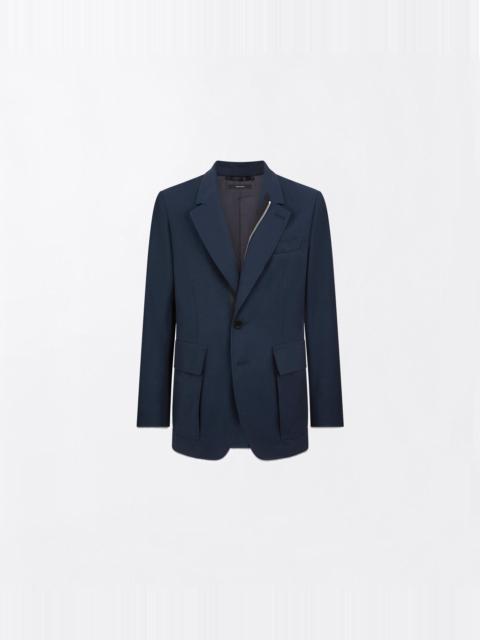 TOM FORD TWILL SARTORIAL BLAZER WITH ZIP