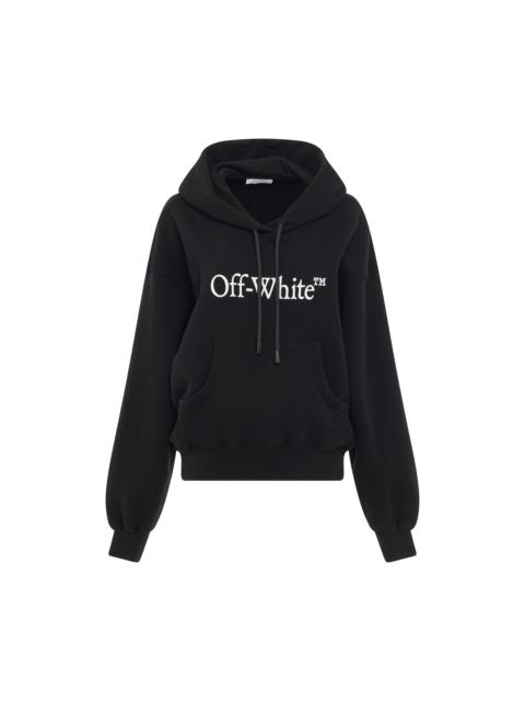 Off-White Big Logo Bookish Oversize Hoodie in Black