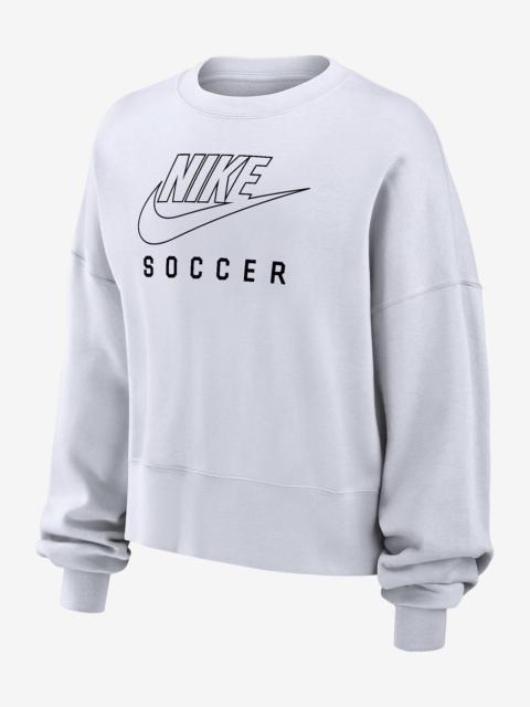 Nike Phoenix Fleece Women's Soccer Crew-Neck Sweatshirt