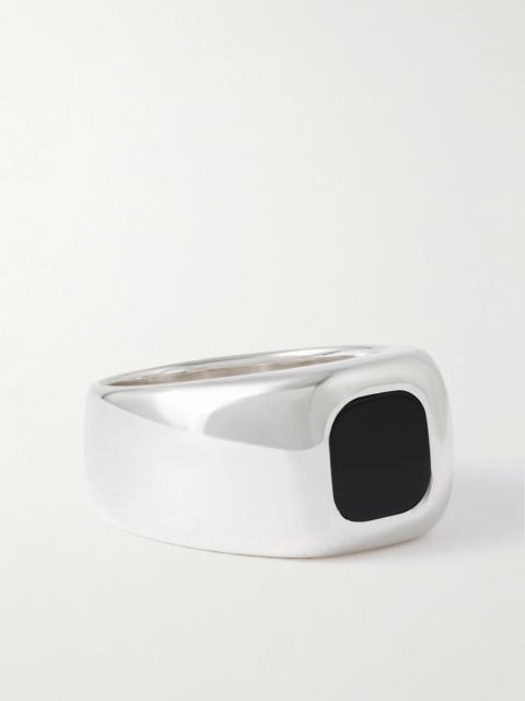 Sophie Buhai Godfather silver onyx ring Silver