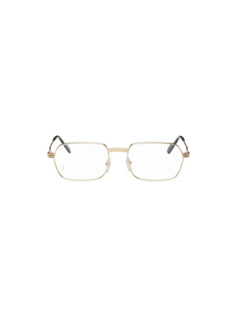 Cartier Gold Rectangular Glasses