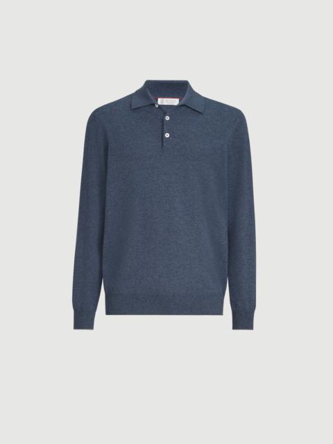 Brunello Cucinelli Cashmere knit polo shirt