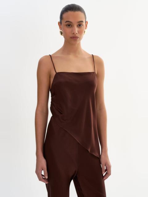 LAMARQUE SOLANGE | Asymmetric Satin Cami