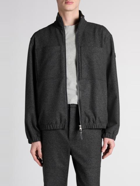Moncler Moncler Zip Up Cardigan in Charcoal