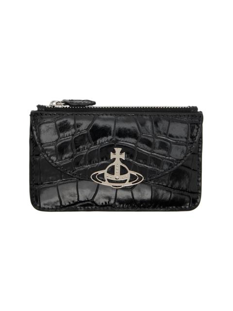 Vivienne Westwood Black Half Moon Card Holder
