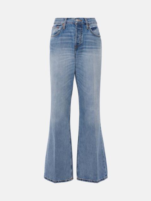 RE/DONE Loose Boot mid-rise wide-leg jeans