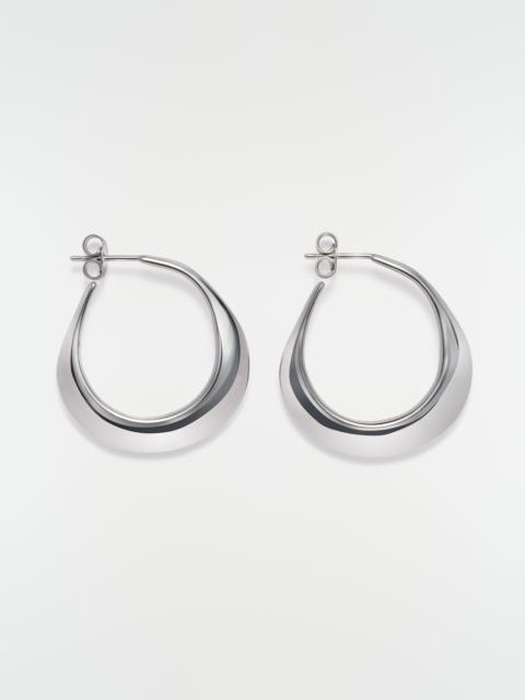 Lemaire HOOPS DROP EARRINGS IN SILVER