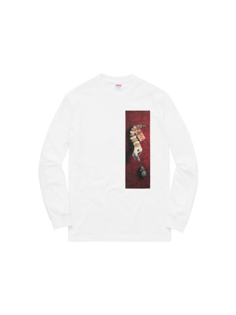 Supreme Supreme Mike Hill Snake Trap Long Sleeve Tee White