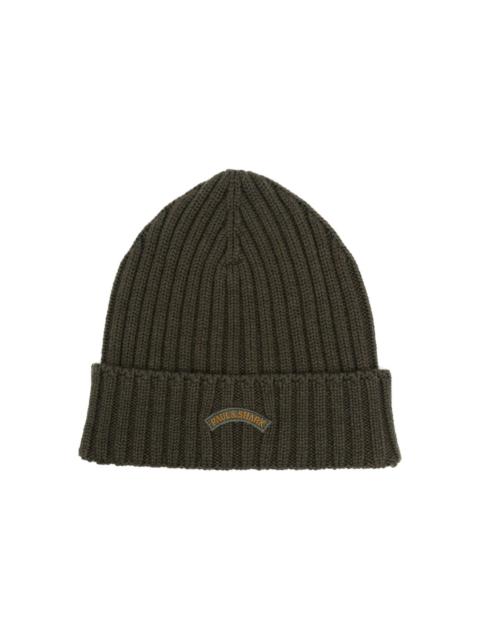 Paul & Shark logo-embroidered beanie hat