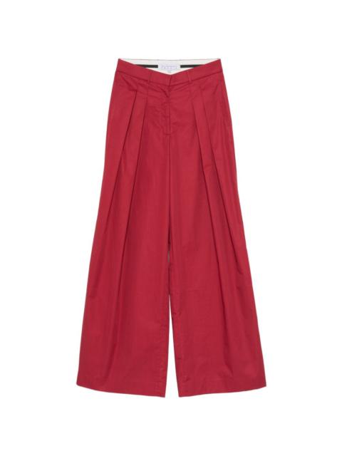 ABADIA double-pleat trousers