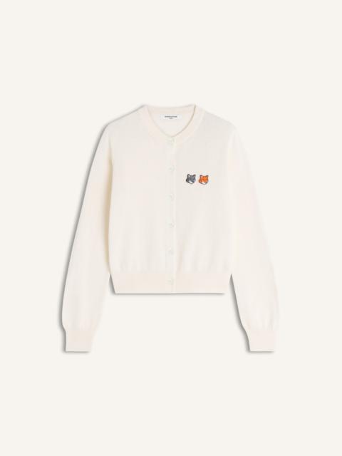 Maison Kitsuné DOUBLE FOX HEAD REGULAR CARDIGAN