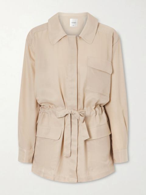 LESET Kim Drawstring Tencel Jacket