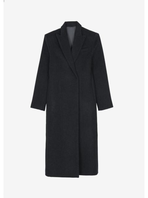 The Frankie Shop Melva Long Coat - Charcoal