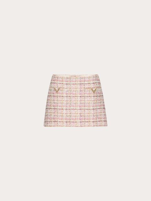 GLAZE TWEED LIGHT SKIRT