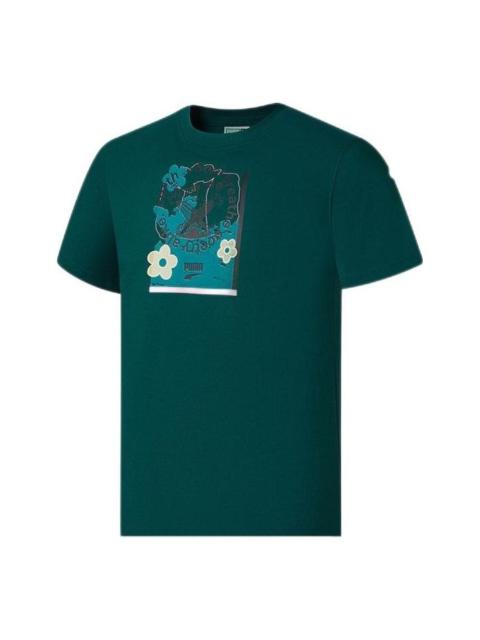 PUMA Downtown Graphic T-Shirt 'Green' 537739-24