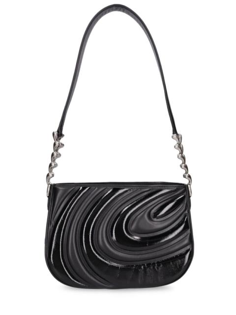 Glamour leather shoulder bag