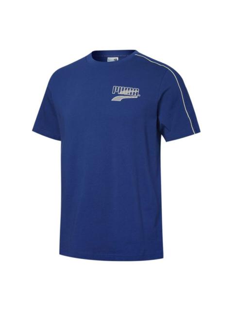 PUMA Decor8 Colour Block T-Shirt 'Blue' 532705-12