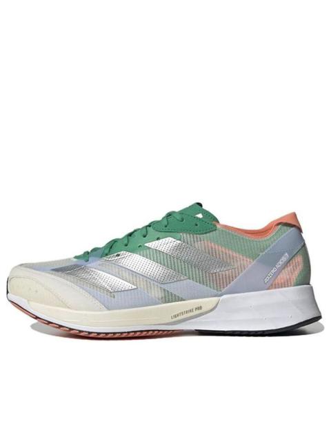 adidas Adizero Adios 7 'White Tint Court Green' HQ3699