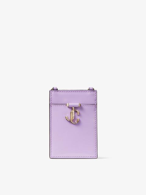 JIMMY CHOO Card Holder w/Chain
Wisteria Patent Leather Card Holder with Chain