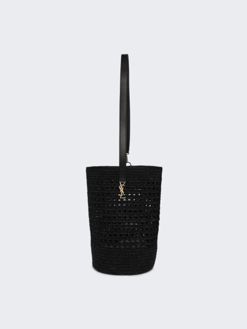 SAINT LAURENT Cecile Bucket Bag Black