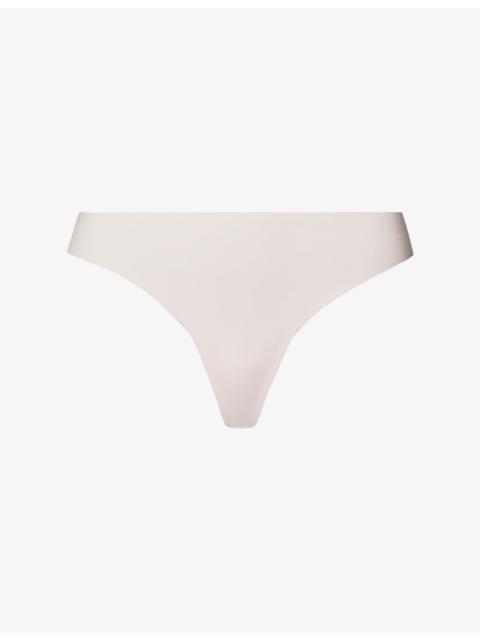 HANRO Invisible Mid-Rise Stretch-Cotton Thong
