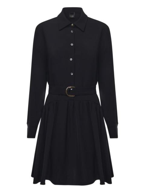 PINKO buttoned belted dress