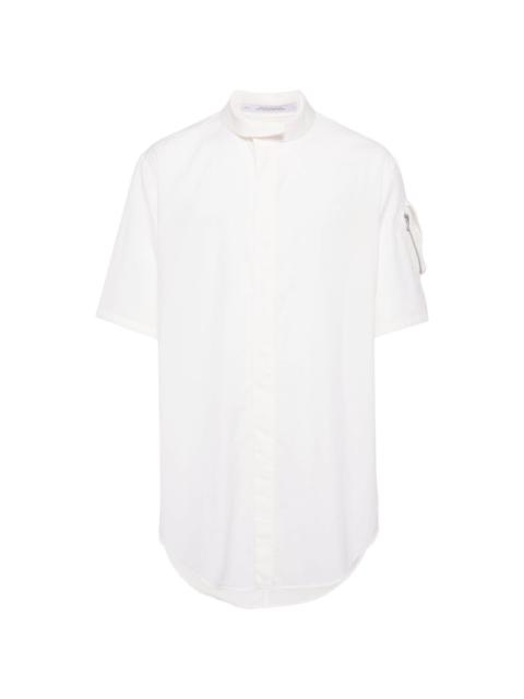 short-sleeve poplin shirt