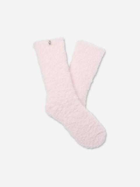 UGG ® Women's Teddi Cozy Crew Polyester Blend/Recycled Materials in Pale Orchid