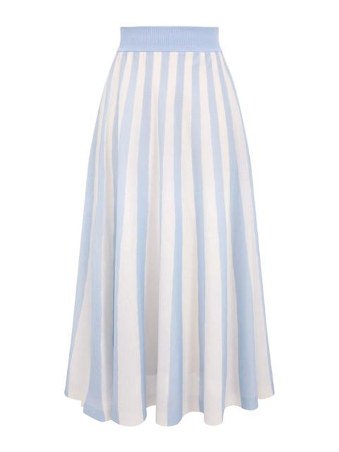 Zimmermann LUCKY CONTRAST STRIPE SKIRT