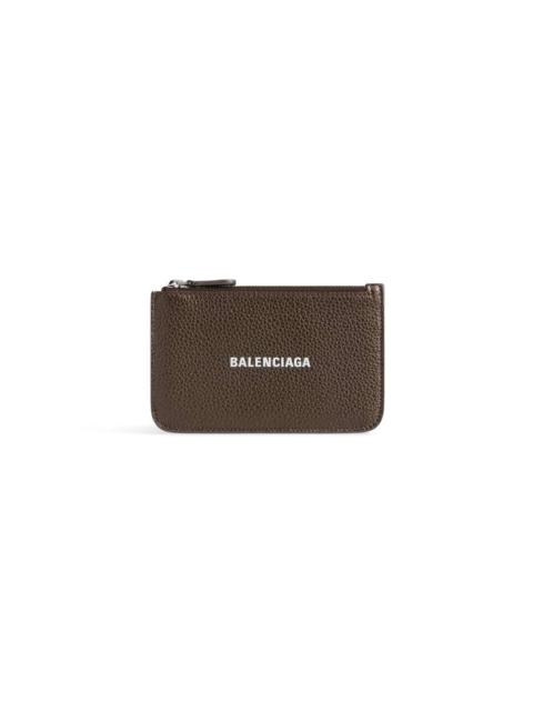 BALENCIAGA Women's Cash Large Long Coin And Card Holder Metallized in Bronze